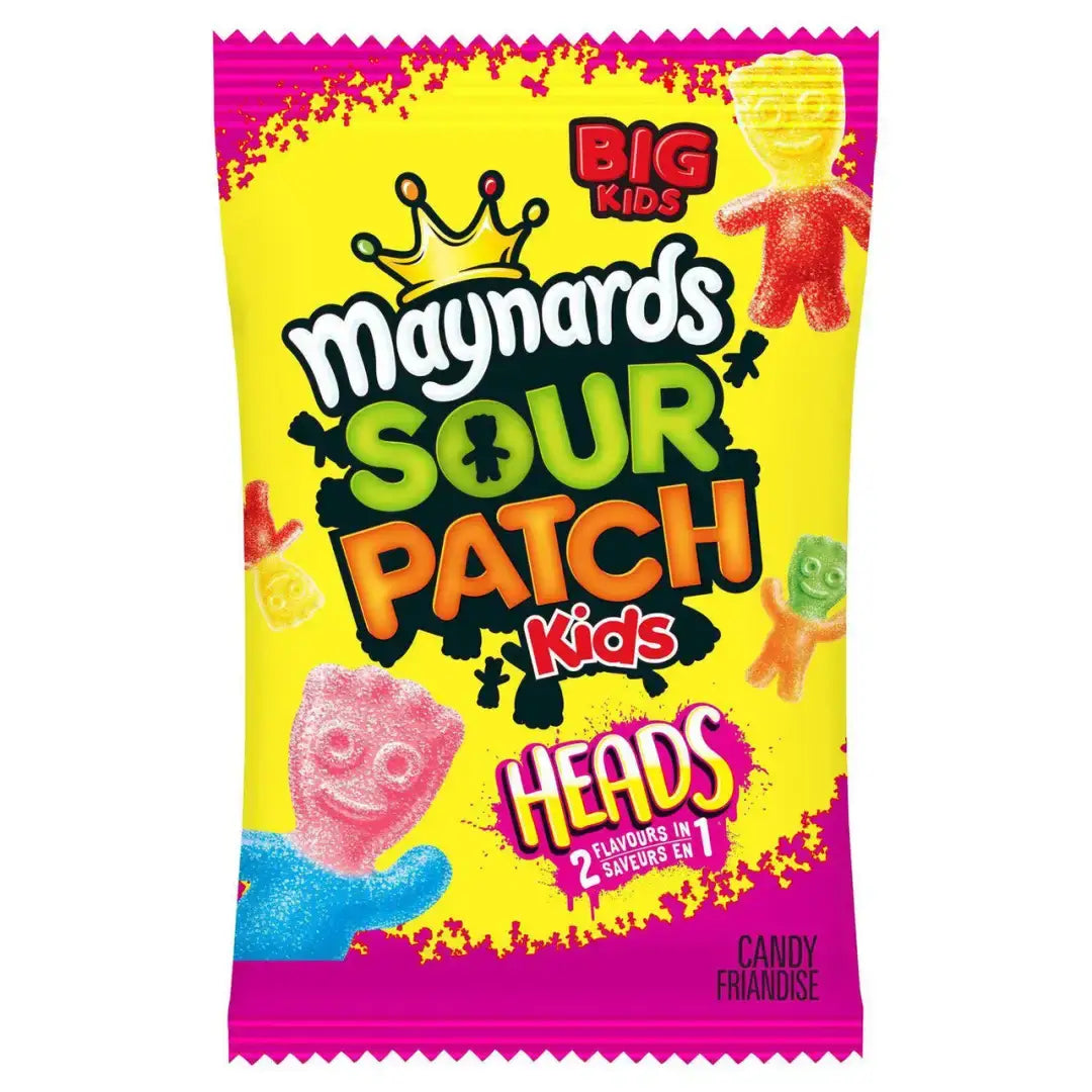 Maynards Sour Patch Kids Heads Candy 185g/6.5oz. 8 ct