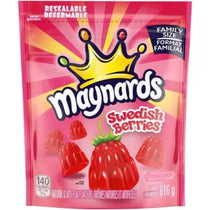Maynards Swedish Berries Raspberry Gummy Candy Family Size