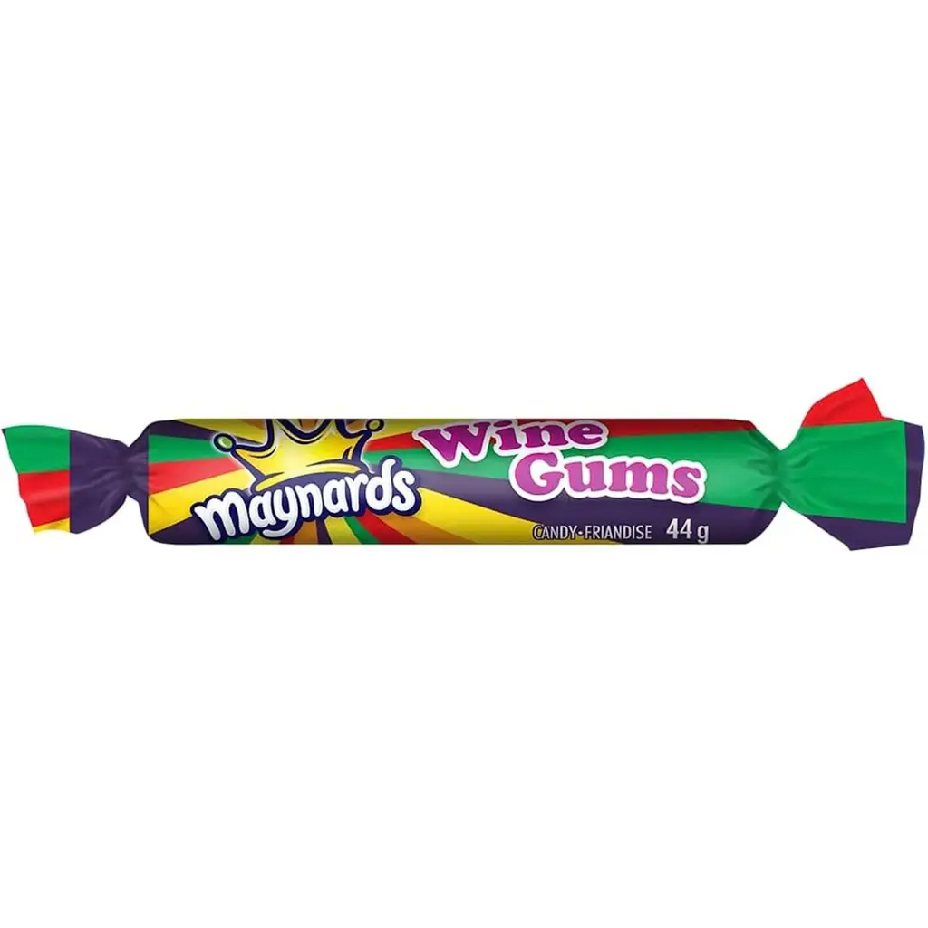 Maynards Wine Gums roll 44g case 18 count