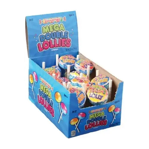 Mega Double Lollies 31g Individually Wrapped Fruit Main image