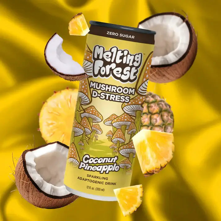 Melting Forest Mushroom D-Stress Drink Coconut Pineapple