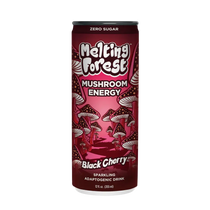 Melting Forest Mushroom Energy Drinks Black Cherry 12 oz