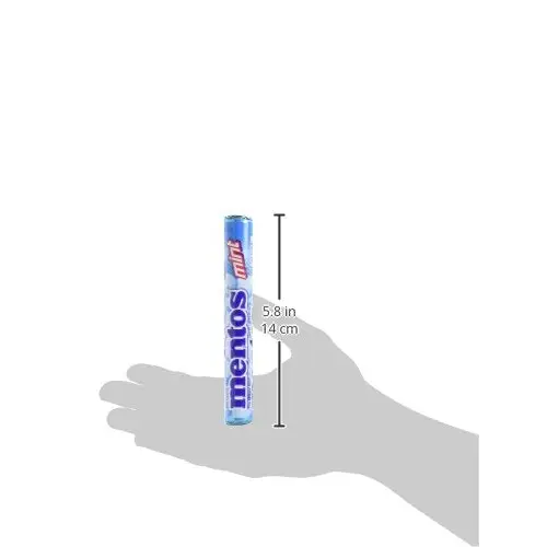 Mentos Mint Candy 1.32-Ounce Rolls (Pack of 15) - Candy
