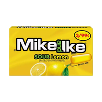 Mike and Ike Minis Sour Lemon 0.78 oz Case 24 - candy