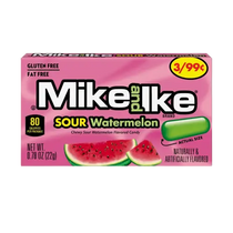 Mike and Ike Minis Sour Watermelon Chewy Candies 0.78 oz