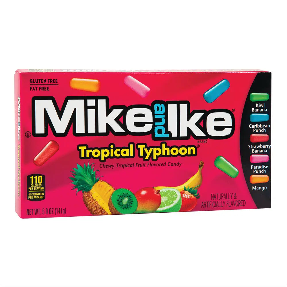 MIKE AND IKE TROPICAL TYPHOON 5 OZ THEATER BOX 12ct - candy