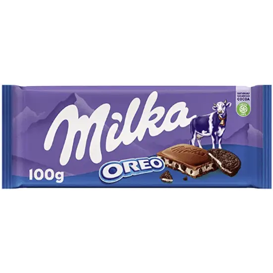Milka Oreo Chocolate bar 100g case 24 - candy bar