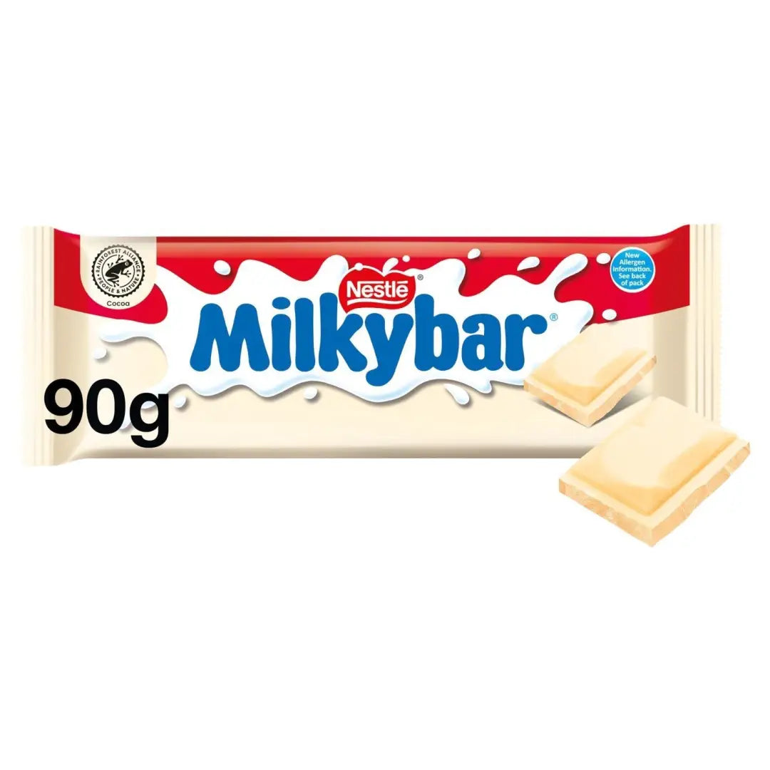 Milkybar White Chocolate Block 90g UK Nestlé Sharing Block