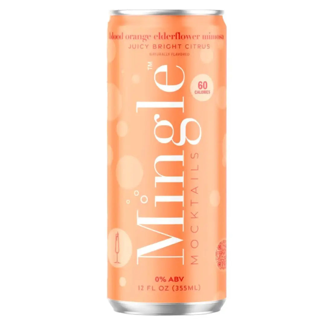 Mingle Mocktails Non-Alcoholic Blood Orange Elderflower