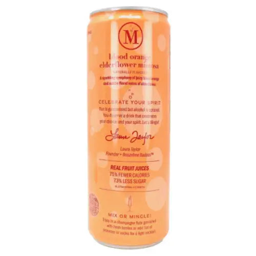 Mingle Mocktails Non-Alcoholic Blood Orange Elderflower