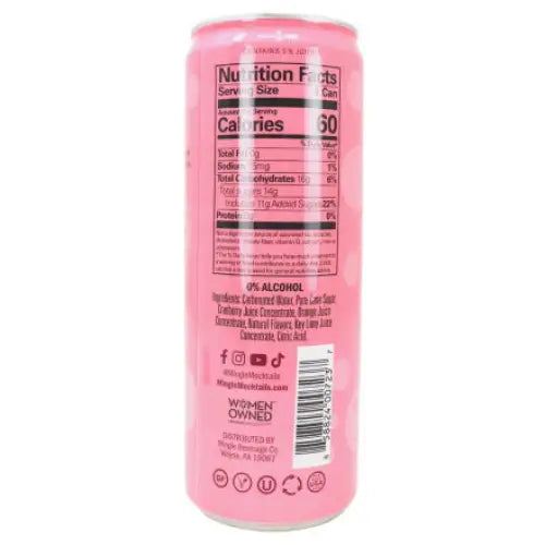 Mingle Mocktails Non-Alcoholic Cranberry Cosmo 355ml/ 12 fl