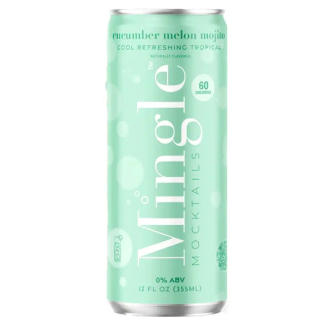 Mingle Mocktails Non-Alcoholic Cucumber Melon Mojito 355ml/