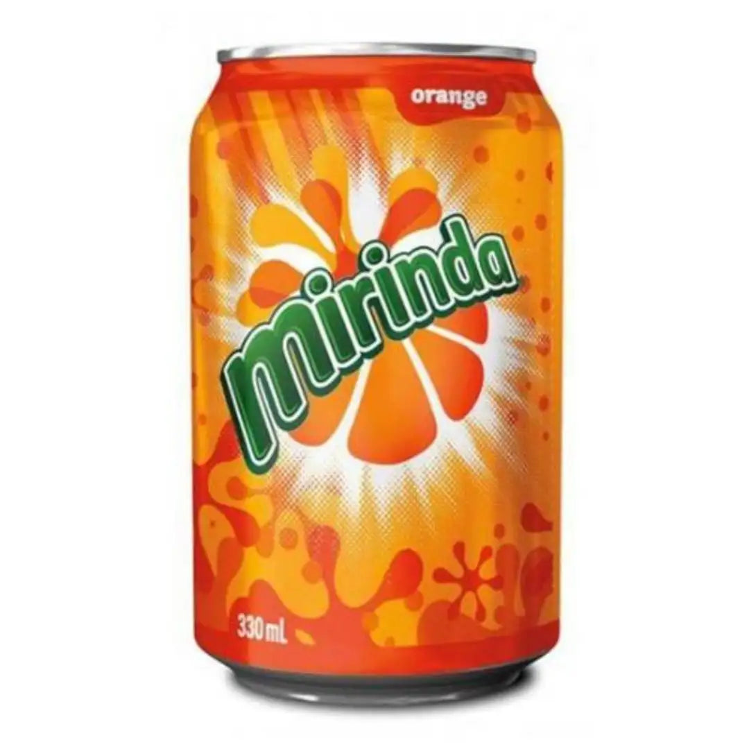 Mirinda Orange Soft Drink - 330ml x 24ct - soda