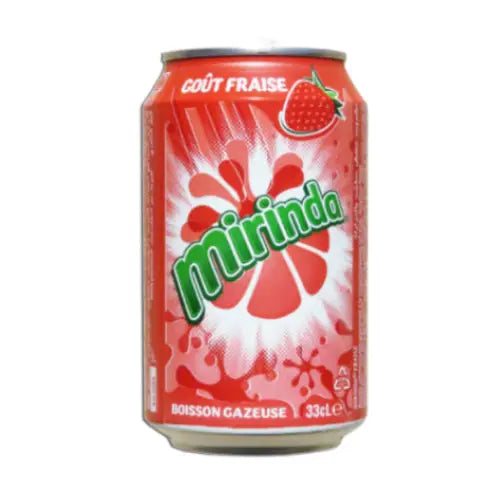 Mirinda Strawberry 330 mL x 24ct - Soda