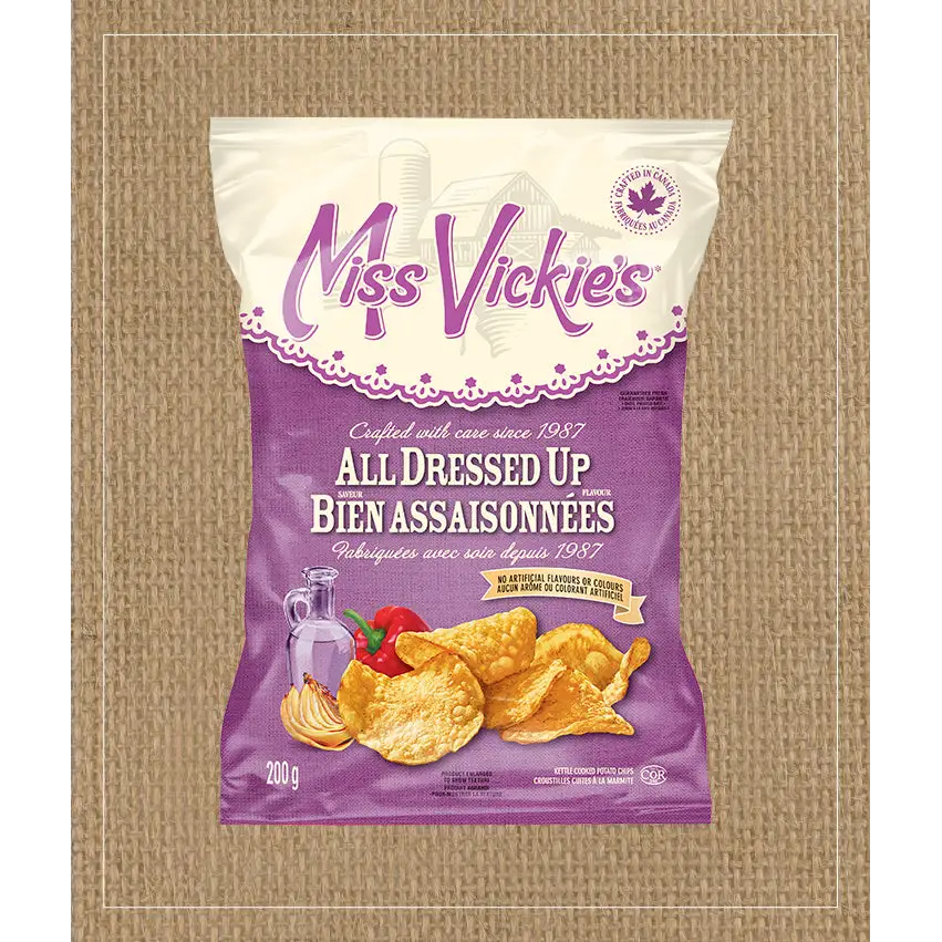 Miss Vickie’s All Dressed Up Flavour Kettle Cooked Potato