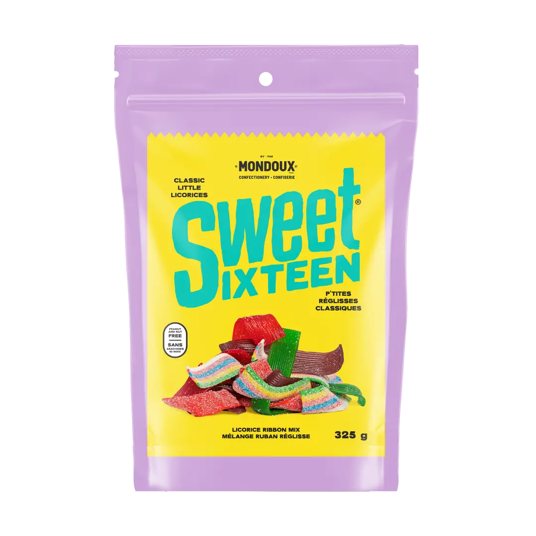 Sweet Sixteen Fruity Licorice Ribbon Mix 325g Case of 6 Main image