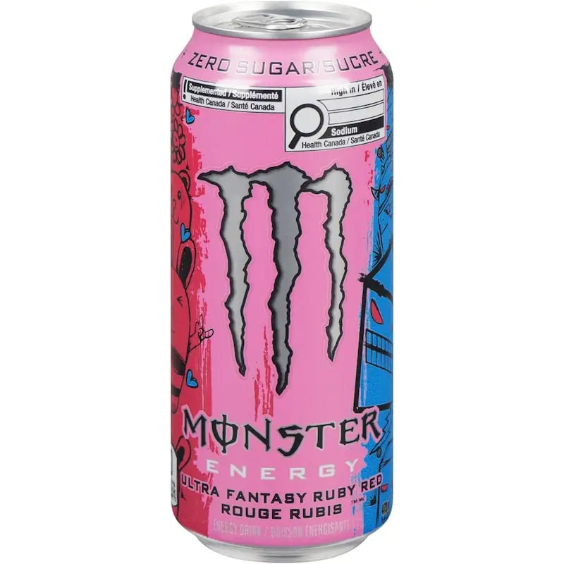 Monster Energy Energy Drink Zero Sugar Ultra Fantasy Ruby