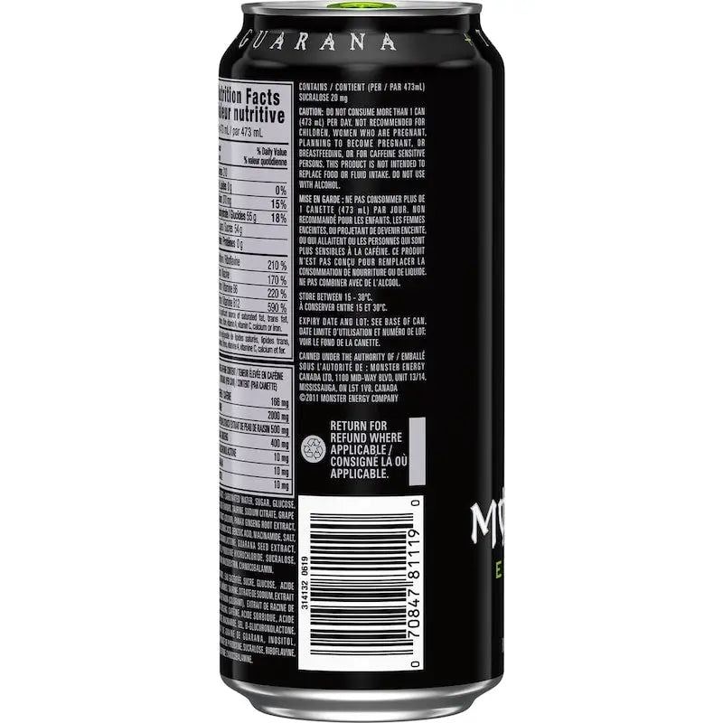 Monster Energy Original - 12x473.0 ml - Sports & Energy