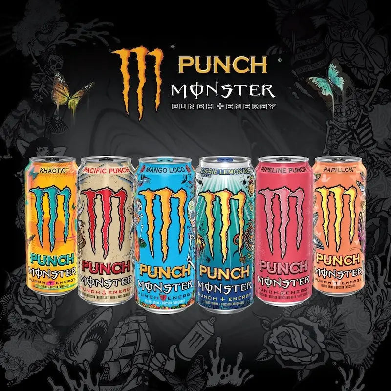 Monster Energy Punch Mango Loco - 12x473.0 ml - Energy