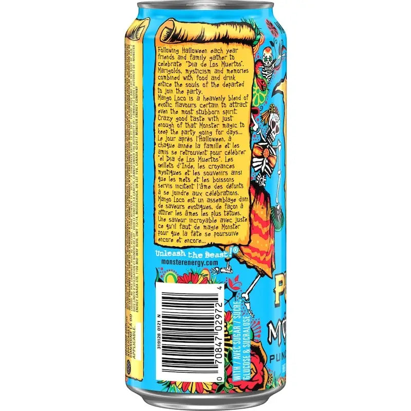 Monster Energy Punch Mango Loco - 12x473.0 ml - Energy