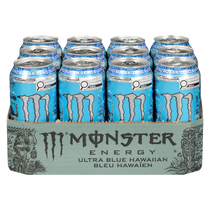 Monster Energy Ultra Blue Hawaiian Ml 16 Oz Case 12 Pack
