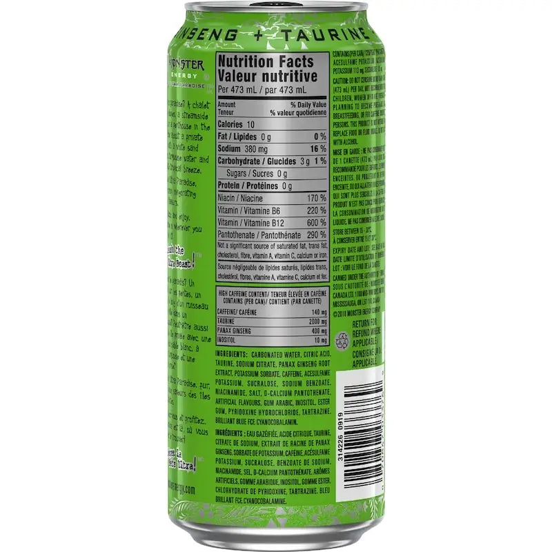 Monster Energy Ultra Paradise - 12x473.0 ml - Sports &