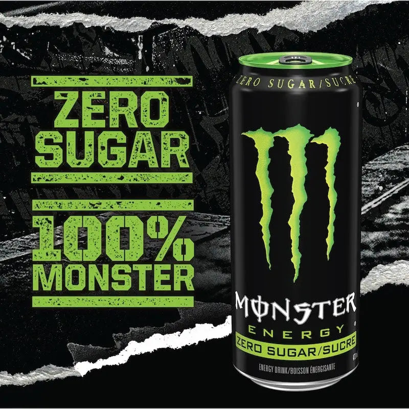 Monster Energy Zero Sugar - 12x473.0 ml - Sports & Energy
