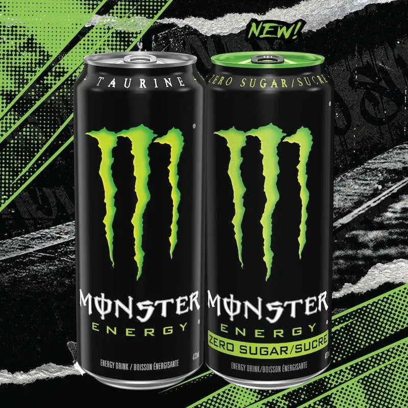 Monster Energy Zero Sugar - 12x473.0 ml - Sports & Energy