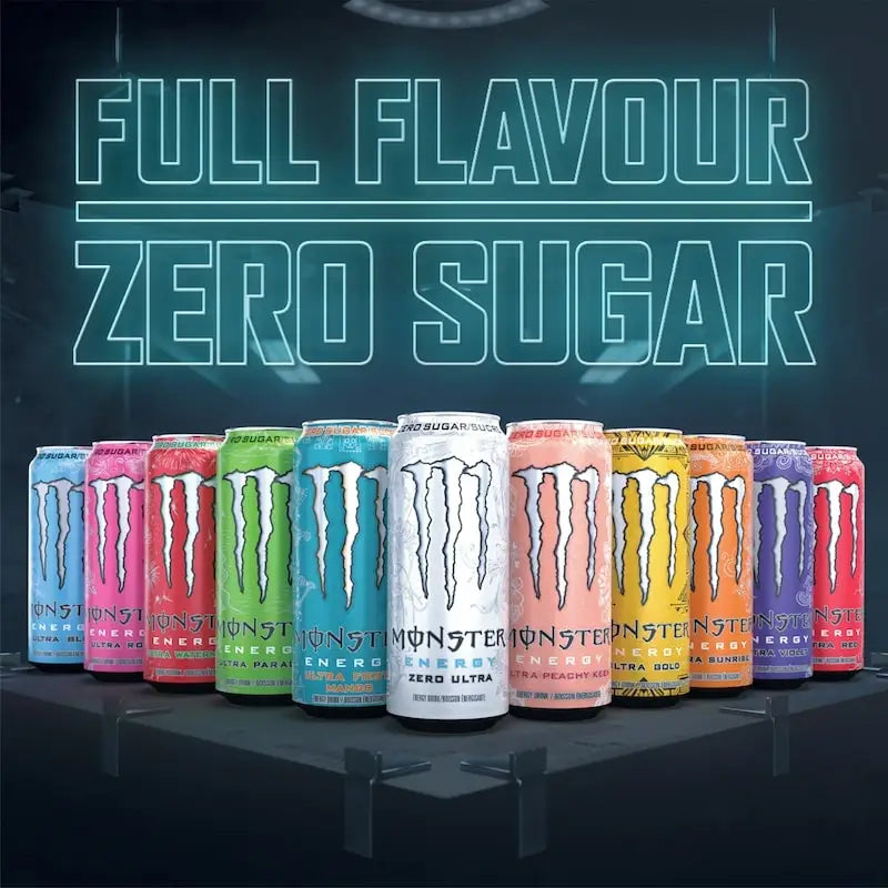 Monster Energy Zero Ultra - 12x473.0 ml - Sports & Energy