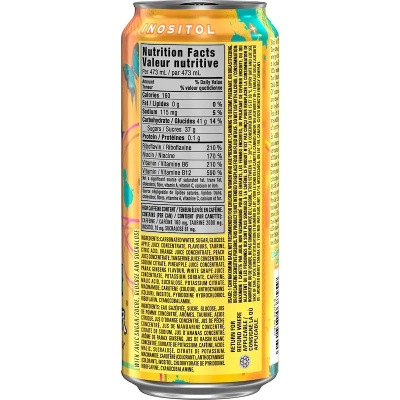 Monster Punch Khaotic - 12x473.0 ml - Sports & Energy