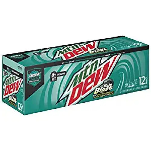 Mountain Dew Baja Blast Cans 12 oz Cans 12 Count - Soda