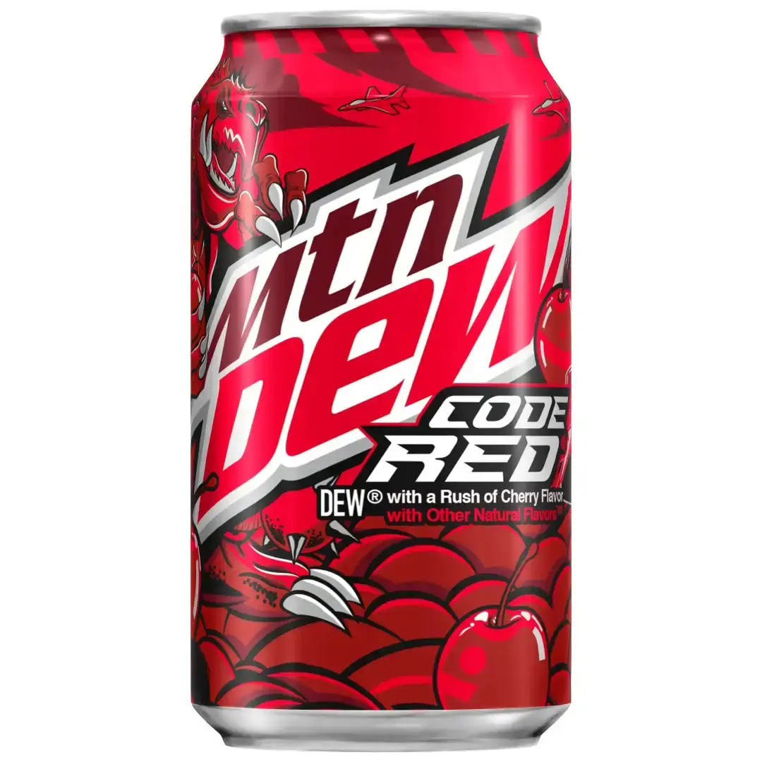 Mountain Dew Code Red 12 fl oz cans 12 pack - Soda