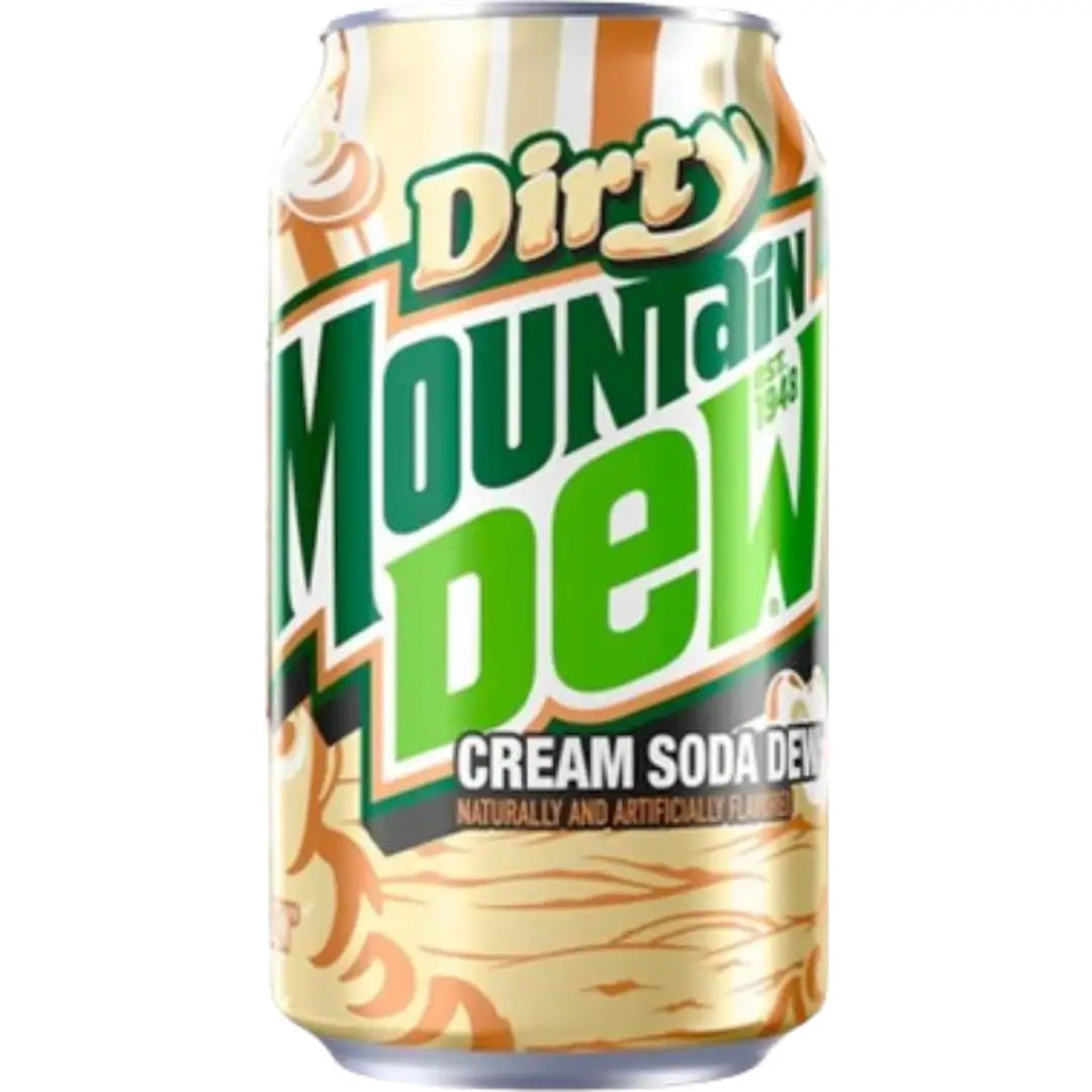 Mountain Dew Dirty Cream Soda 12x355ml (Best Before July 07