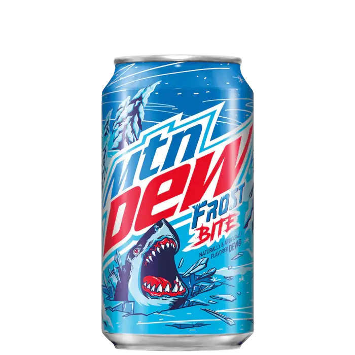 MOUNTAIN DEW FROST BITE Cans 12 oz Cans 12 Count - Soda