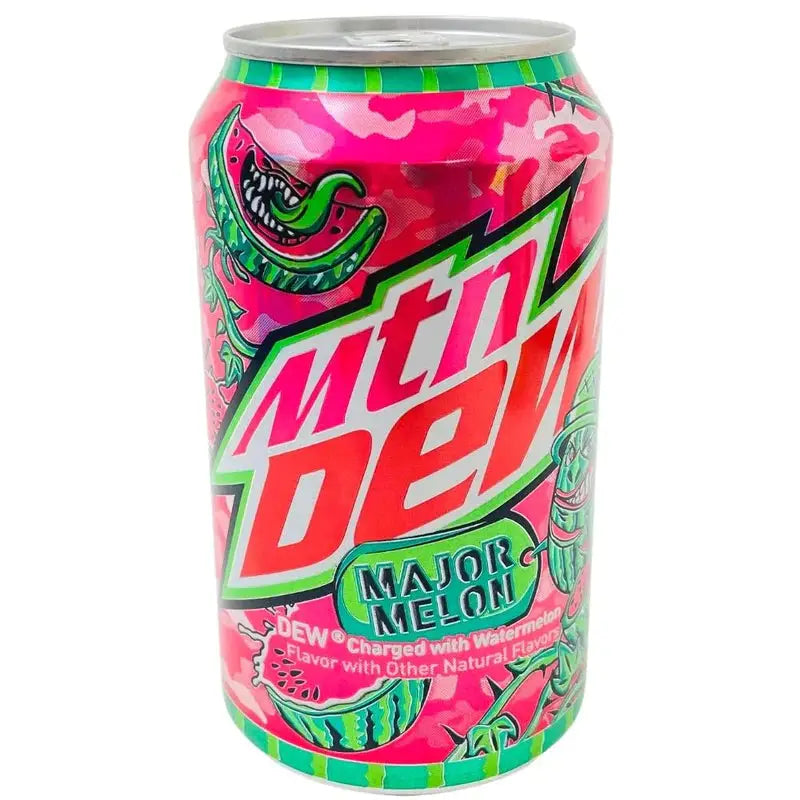 Mountain Dew Major Melon 12 fl oz cans 12 pack - Soda