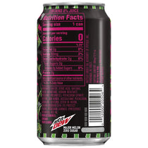 Mountain Dew Major Melon Zero 12 fl oz cans 12 pack - Soda