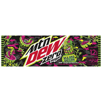 Mountain Dew Major Melon Zero 12 fl oz cans 12 pack - Soda