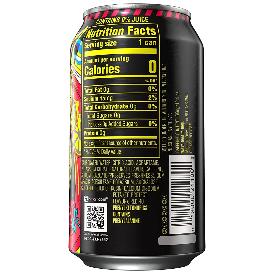 Mountain Dew Spark Zero 12 fl oz cans 12 pack - Soda