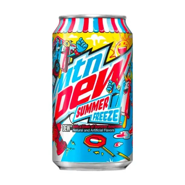 Mountain Dew Summer Freeze 12 fl oz cans 12 pack - Soda