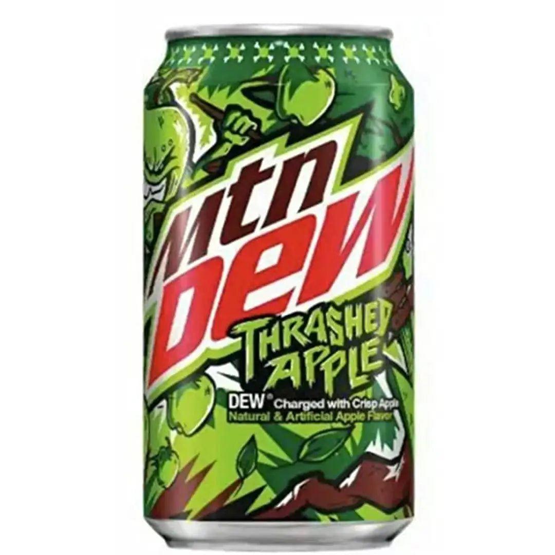 Mountain Dew Thrashed Apple Cans 12 oz Cans 12 Count - Soda