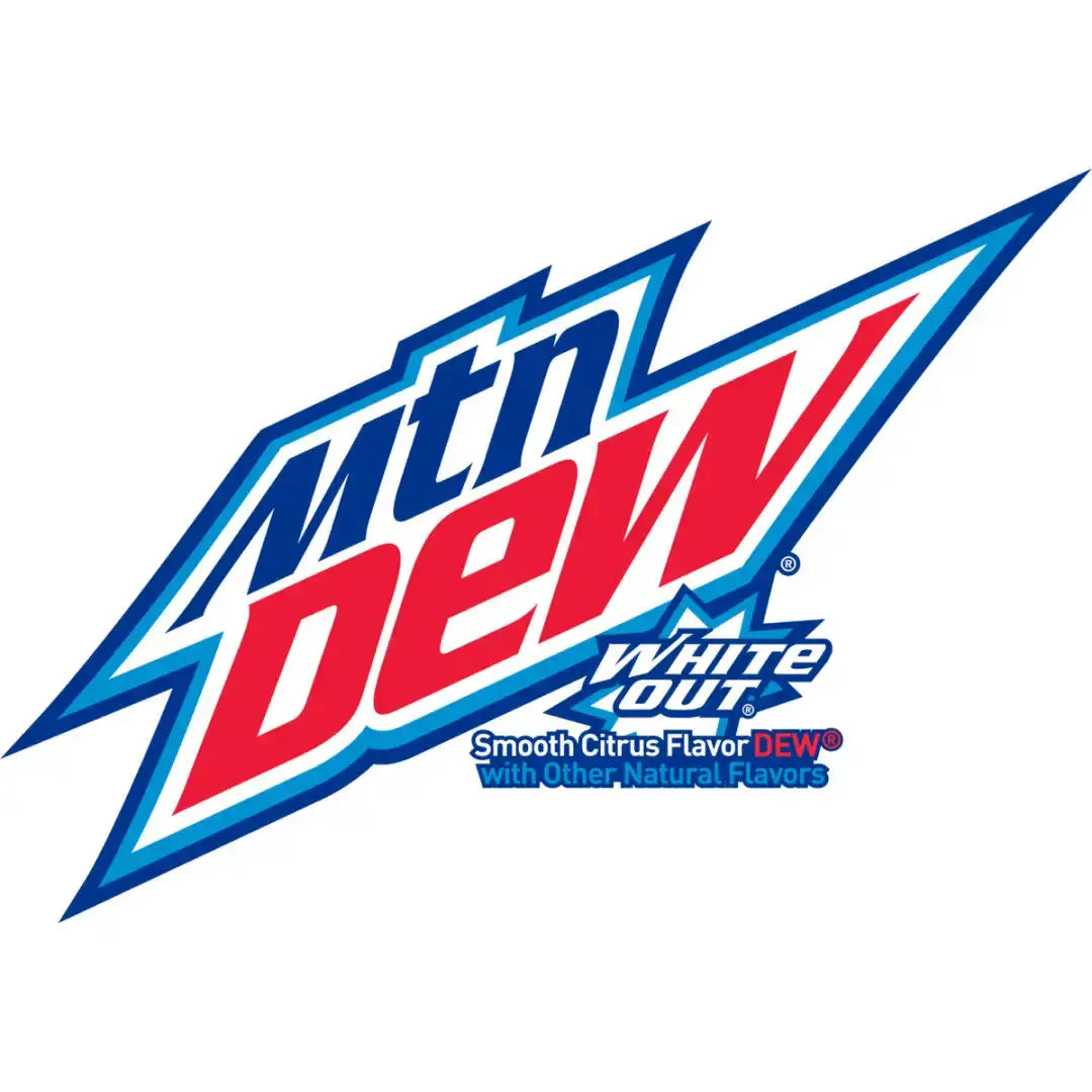 Mountain Dew White Out Soda 20oz 591ml Bottle 24 pack - soda