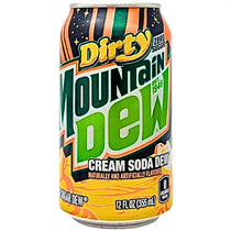 Mountain Dew Zero Sugar Cream Soda Dew 355ml Can Case 12