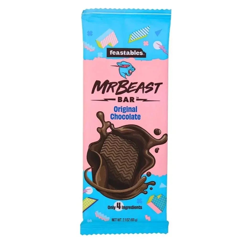 Mr. Beast Chocolate Bar - Original Chocolate 60g 10 ct