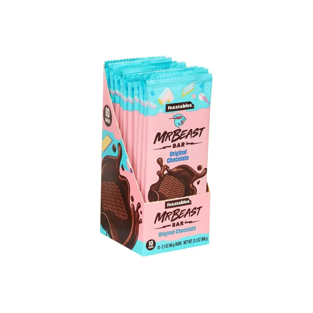 Mr. Beast Chocolate Bar - Original Chocolate 60g 10 ct