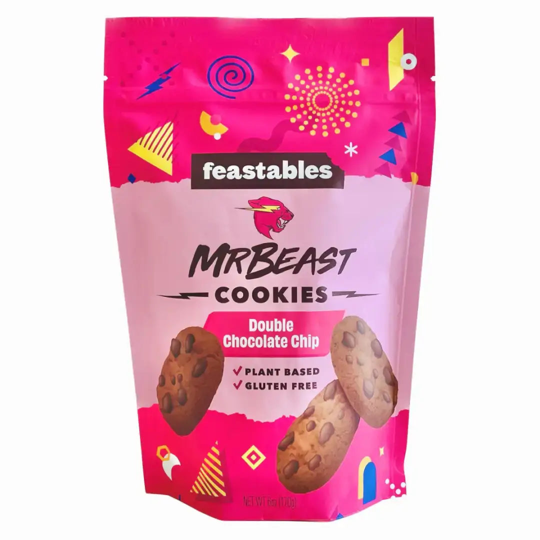 Mr Beast Cookies - Double Chocolate Chip - 170g 10ct box