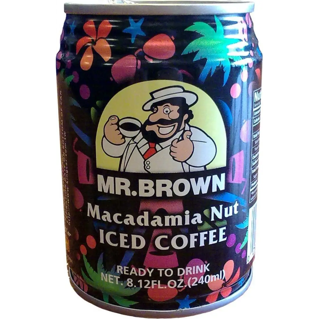 Mr. Brown Iced Coffee Macadamia Nut 24 - 8.12-Ounce Cans