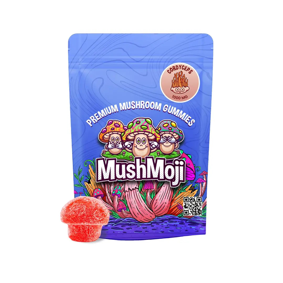 MushMoji Cordyceps Mushroom Gummies - gummy