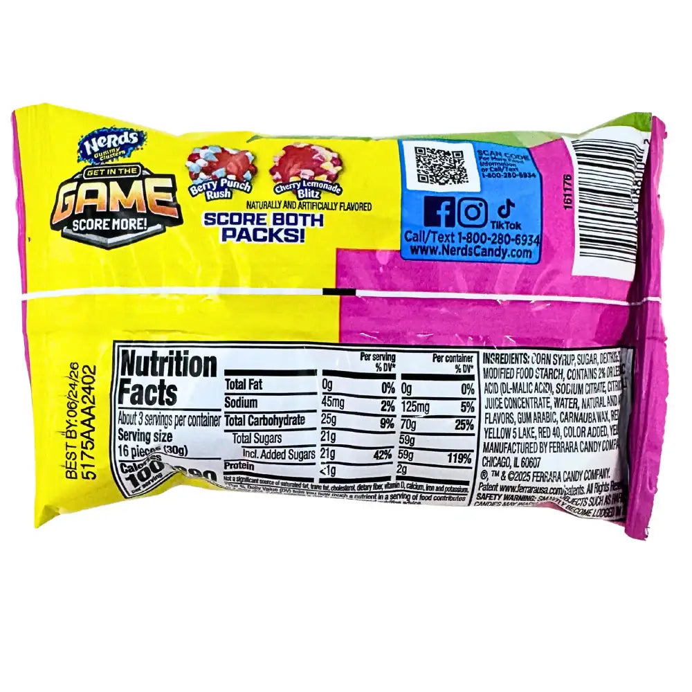 Nerds Gummy Clusters Cherry Lemonade Blitz (12 x 85g/3oz)