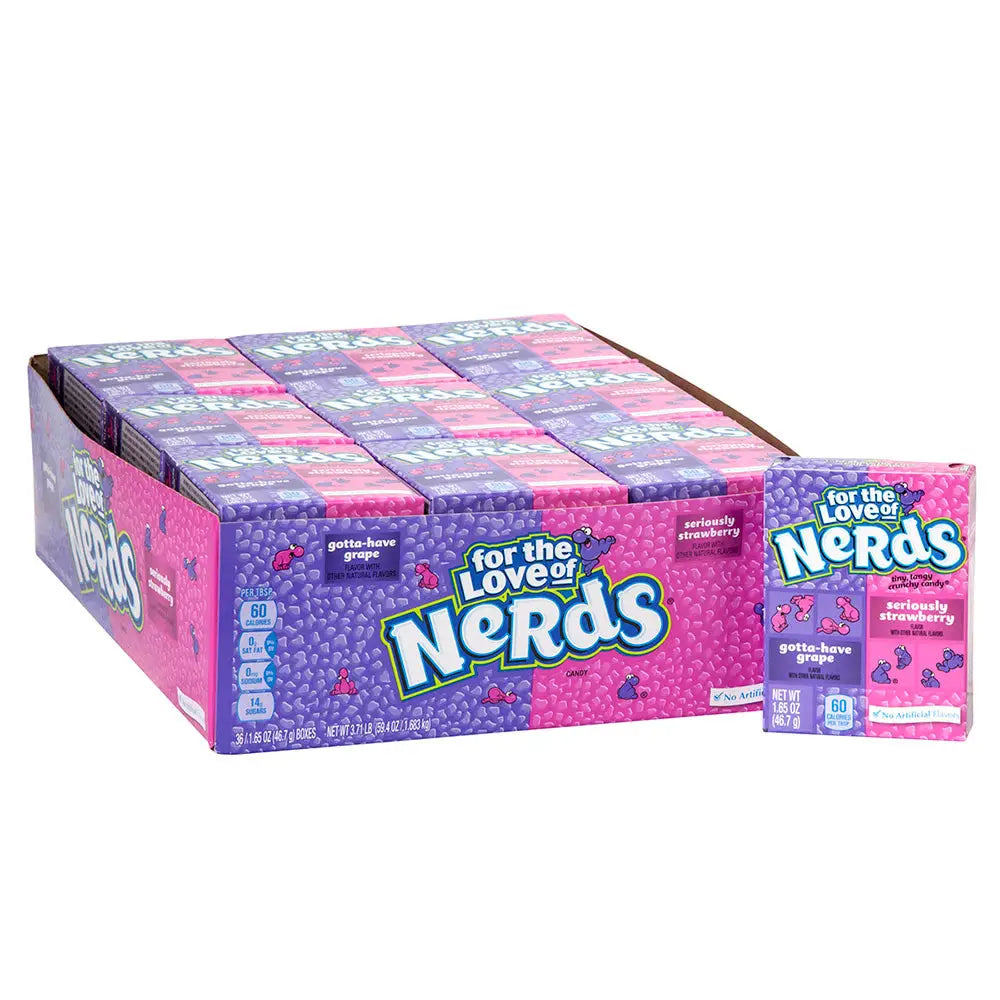 NERDS STRAWBERRY AND GRAPE 24x46.7g GW - candy