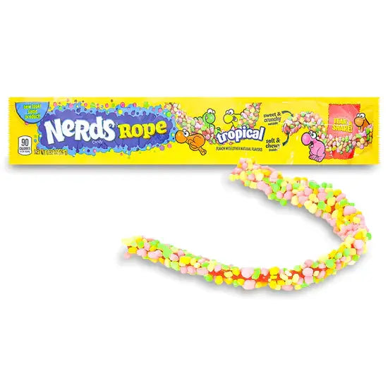 Nerds Tropical Candy Rope 26g case 24ct